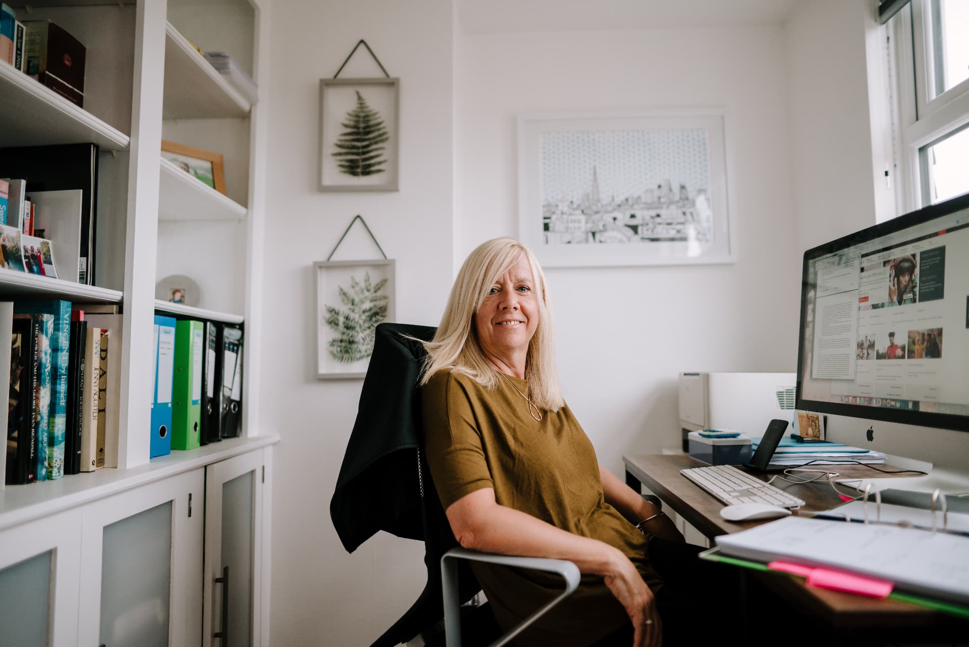 The founder of Supreme Caring Services, who started the companionship service in Stevenage